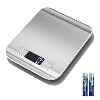 Fousenuk 10kg/1g bascula de cocina, inox electroni