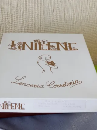 Combinación a estrenar encaje negro talla l