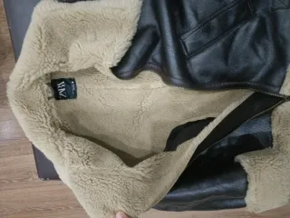 Abrigo Zara Marrón Mujer Talla M