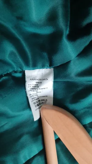 Chaqueta Purificación García Verde Talla M