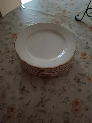 Set 10 Piatti da Dolce ceramica