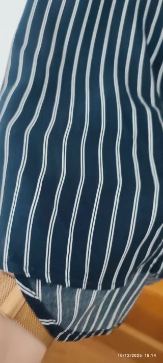 Camisa Rayas Diplomáticas Azul y Blanca