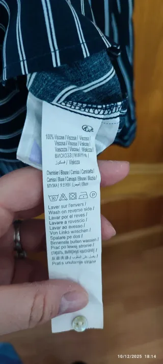 Camisa Rayas Diplomáticas Azul y Blanca