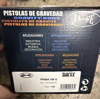 Pistola Pintura Prima 100G Aerográficos