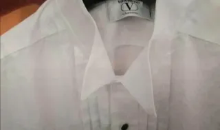 Camicia Valentino Uomo Cotone Bianca