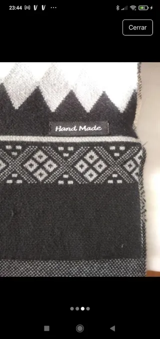 Bufanda geométrica Manuel Martin