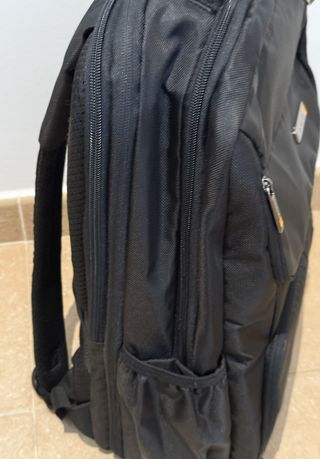 Mochila American Tourister Expandible Negra