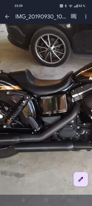 Harley Davidson Asiento Dyna Original