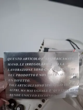 Cintura Camomilla Italia ricamata a mano