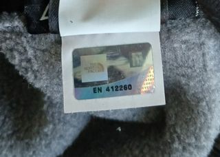 the north face denali pile zip size L grey