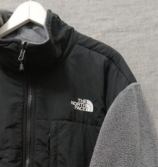 the north face denali pile zip size L grey