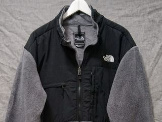 the north face denali pile zip size L grey