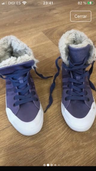 Snakers invierno forrados de piel,