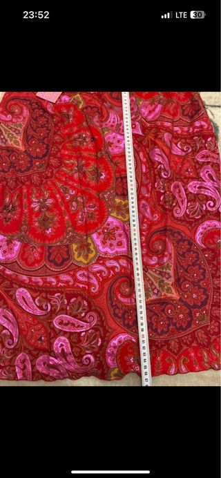 Falda estampada talla 46