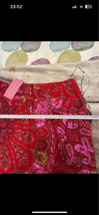 Falda estampada talla 46