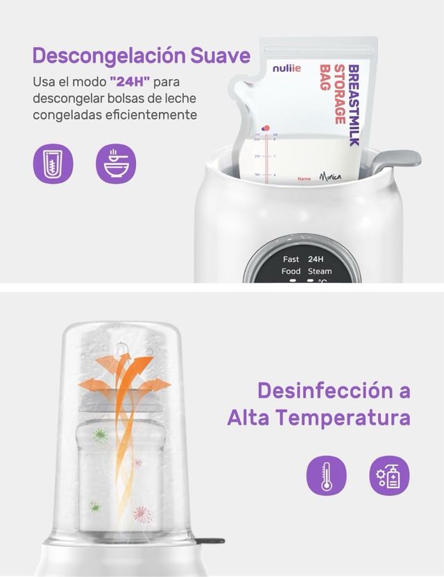 Calienta biberones 8en1 leche materna SIN ESTRENAR