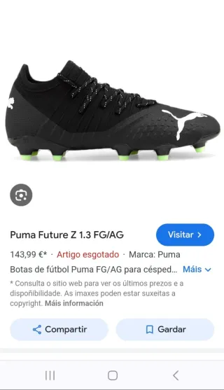 Botas de fútbol Puma Future Negras
