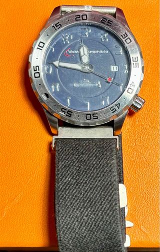 Reloj Vostok Amphibia Azul y Plateado