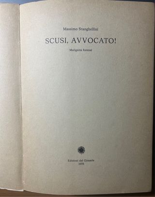 libro “Scusi avvocato “