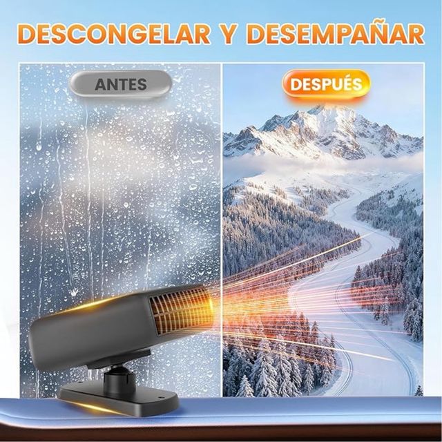 Ventilador Coche 12V Negro SIN ESTRENAR