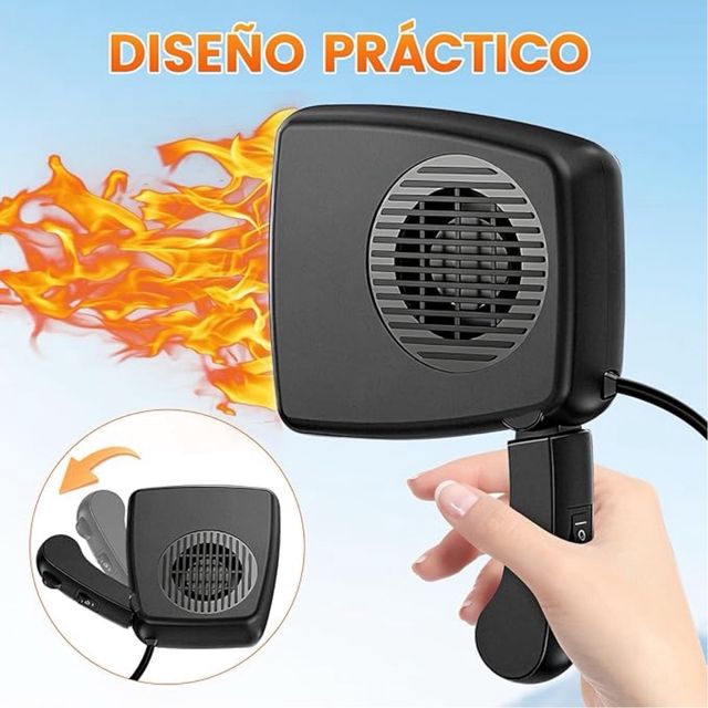 Ventilador Coche 12V Negro SIN ESTRENAR