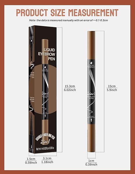 Lápiz de Cejas Erinde Microblading Marrón