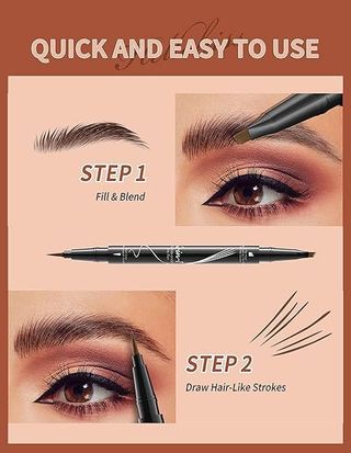 Lápiz de Cejas Erinde Microblading Marrón