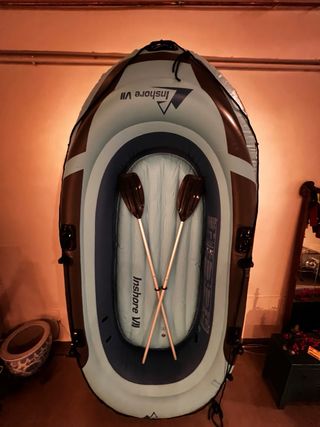 Barco inflable y tabla paddle surf