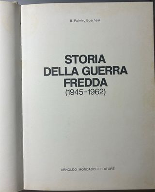 Storia della guerra fredda