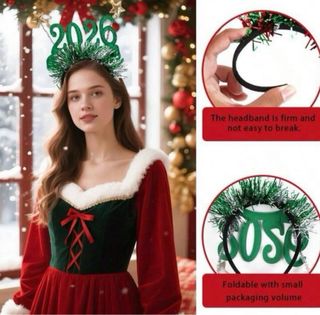 Diadema 2026 con Estrellas Para Feliz Año Nuevo