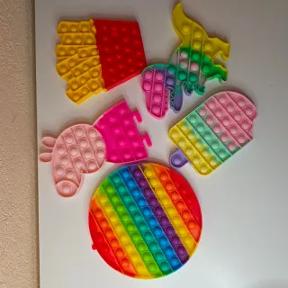 Lotto 5 PopIt Antistress Colorati