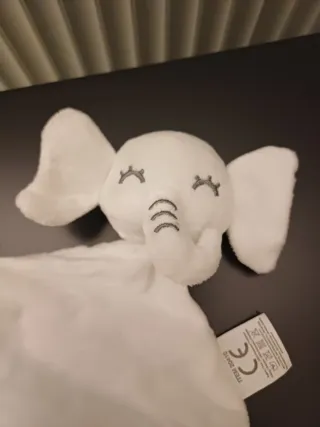 Doudou Elefante Branco