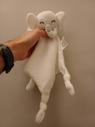 Doudou Elefante Branco