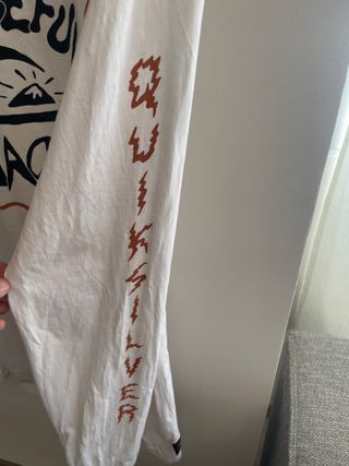 Camiseta Quiksilver manga larga blanca talla L