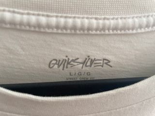 Camiseta Quiksilver manga larga blanca talla L