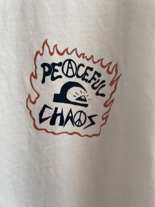 Camiseta Quiksilver manga larga blanca talla L