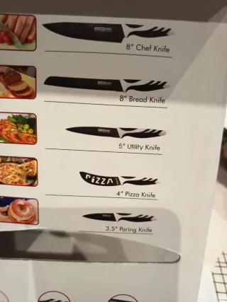 Juego de cuchillos y pelador Swiss Line Premium 5