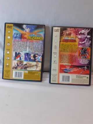 2 DVD dei Cavalieri dello Zodiaco