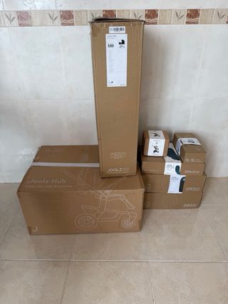 Carrito Joolz Hub con capazo y 2 sacos