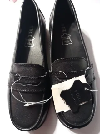 Zapato niña piel negro