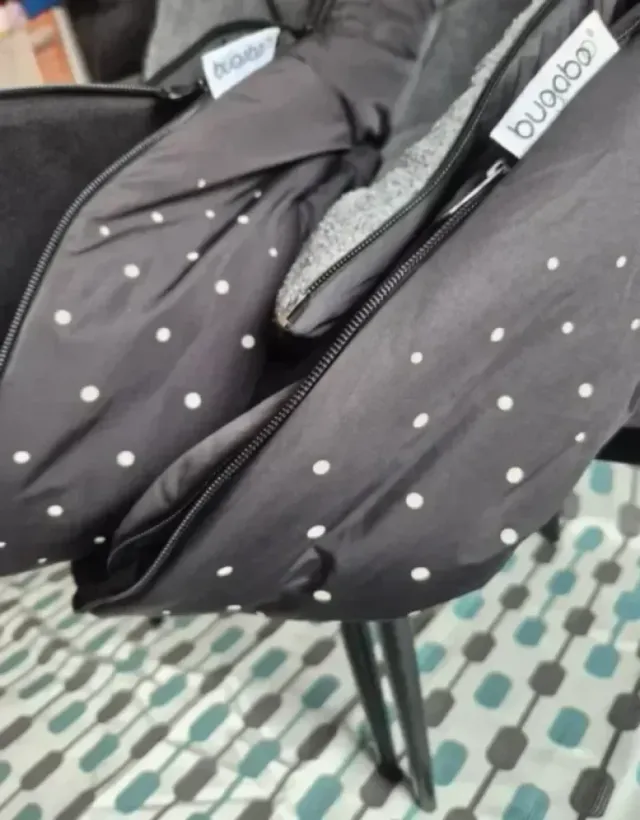 SACO SILLA POLAR REPELENTE AL AGUA, NEGRO