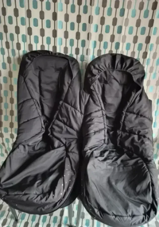 SACO SILLA POLAR REPELENTE AL AGUA, NEGRO