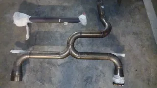 Tubo de escape tramo final inox ford focus mk2