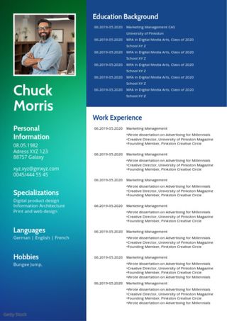 Hago CV / currículum rápido y urgente