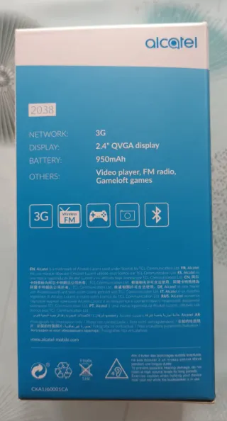 Móvil Alcatel 2038 Nuevo