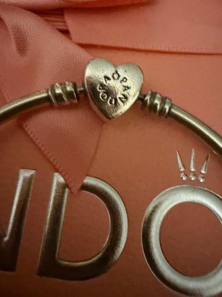 Pulsera Pandora Corazón Plata
