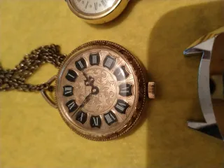 Conjunto de 5 relojes vintage movimiento de cuerda