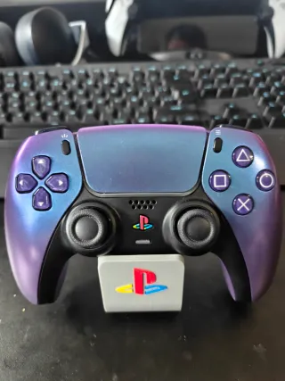Mando PS5 Azul Croma + Joysticks Magnéticos