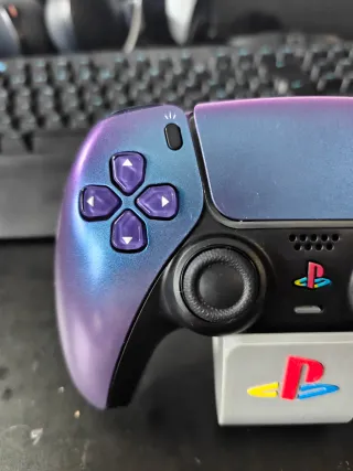 Mando PS5 Azul Croma + Joysticks Magnéticos