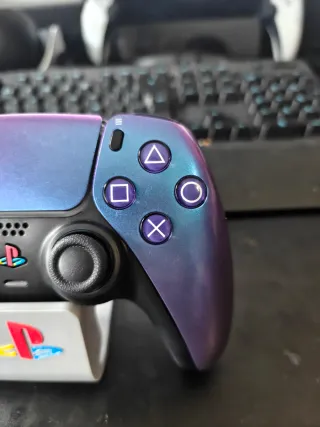 Mando PS5 Azul Croma + Joysticks Magnéticos
